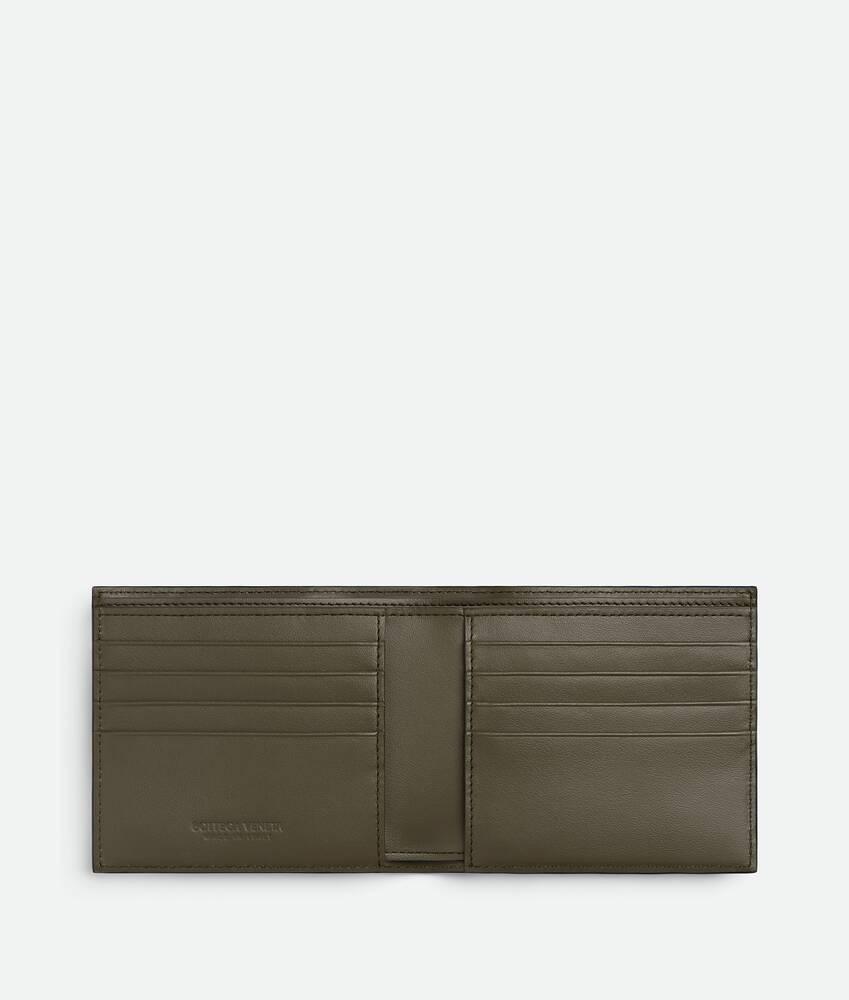 Men's Intrecciato Bi-Fold Wallet in Abyss/cypress Product Image