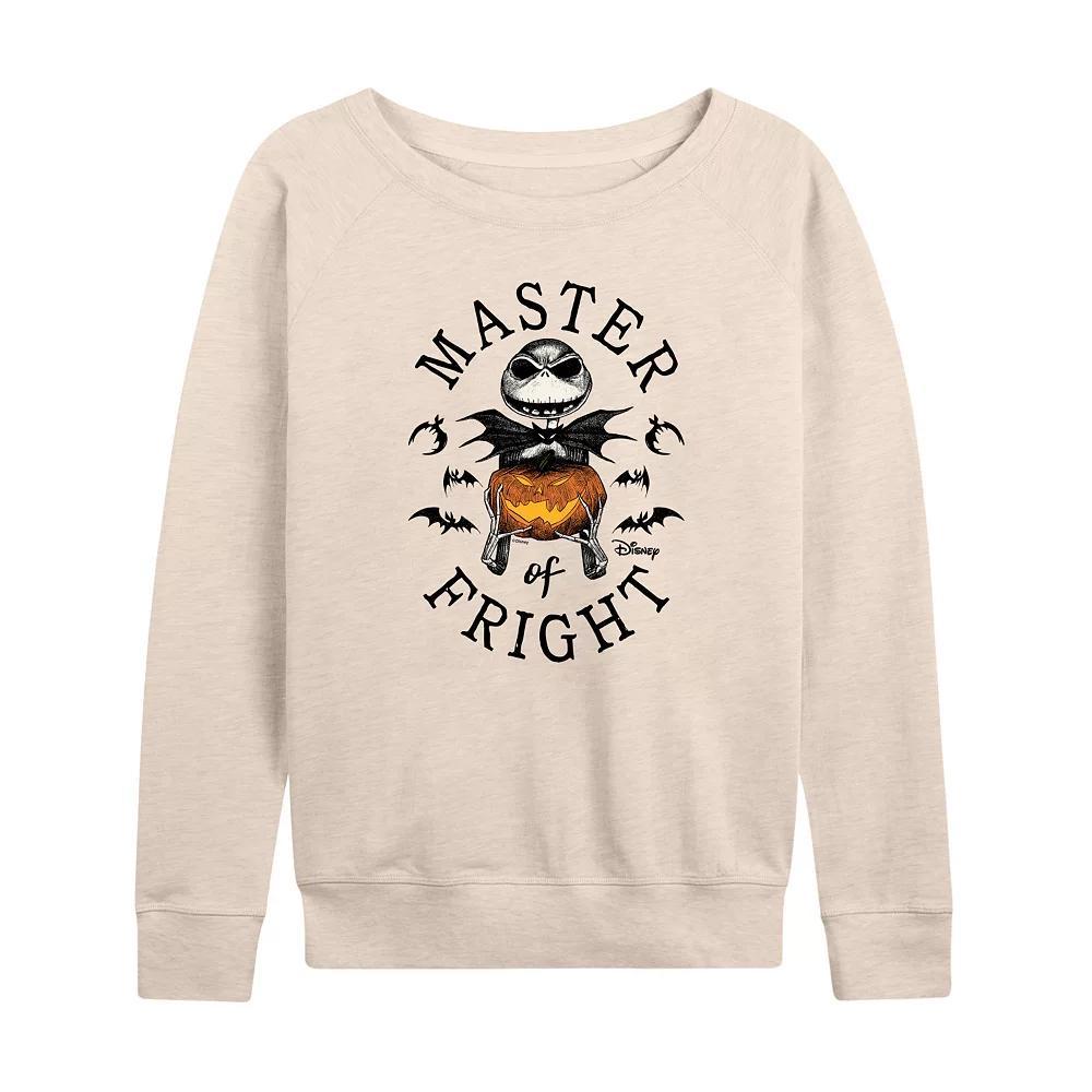 Disneys Nightmare Before Christmas Jack Womens Master of Fright French Terry Long Sleeve Tee Product Image