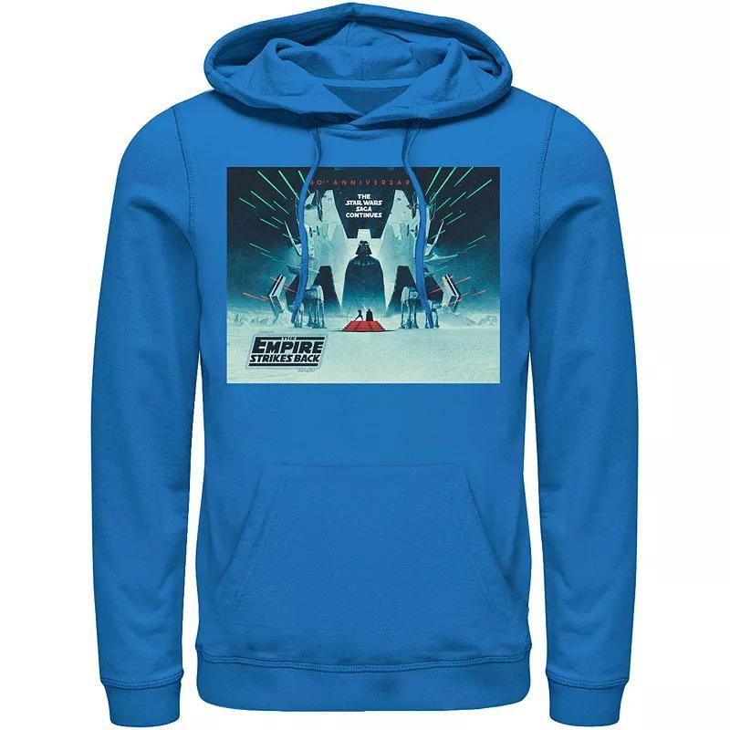 Men's Star Wars: The Empire Strikes Back 40th Anniversary Poster Graphic Hoodie, Size: XXL, Red Product Image