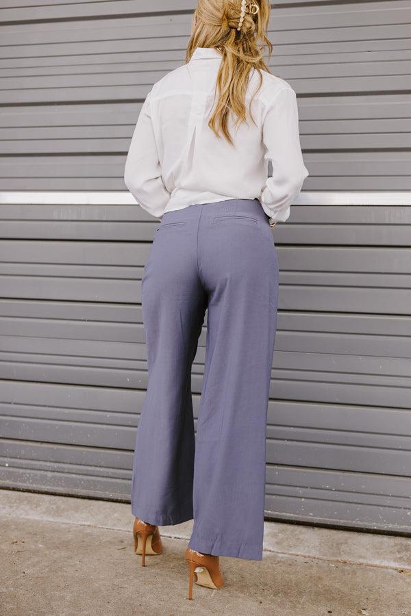 The Donatella High Waist Trousers In Riverside Product Image