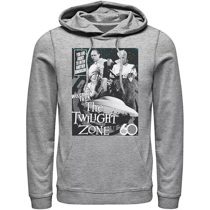 Men's CBS The Twilight Zone Comic 60th Hoodie, Size: Small, White Product Image