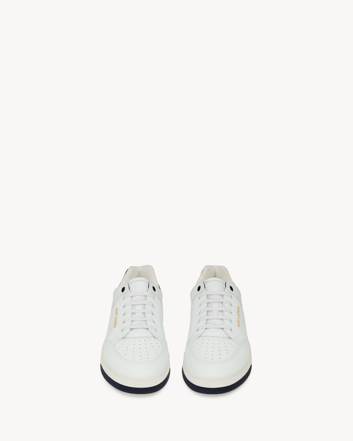 SL/61 sneakers in grained leather | Saint Laurent | YSL.com Product Image