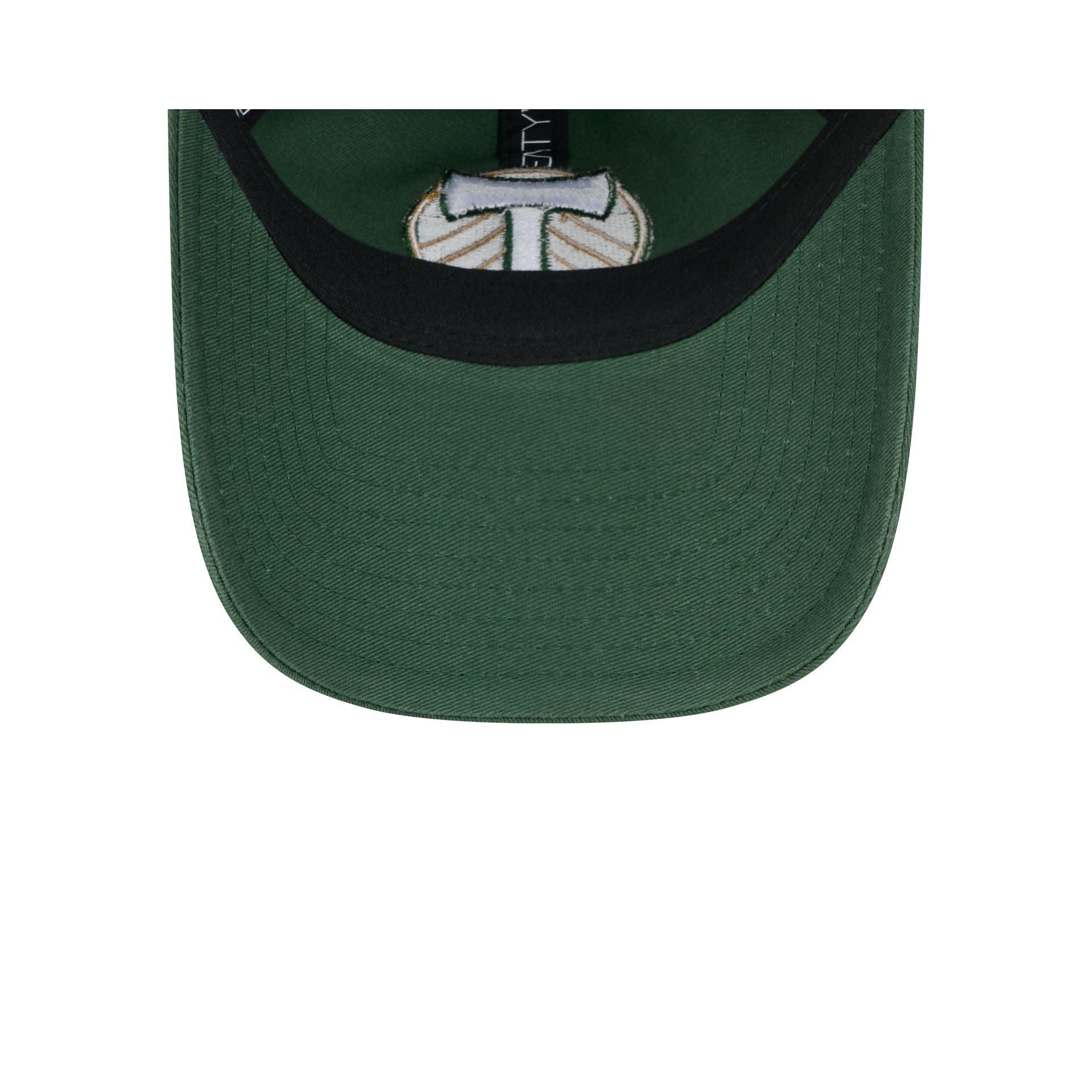 Notre Dame Fighting Irish Navy 9FORTY A-Frame Snapback Hat Male Product Image