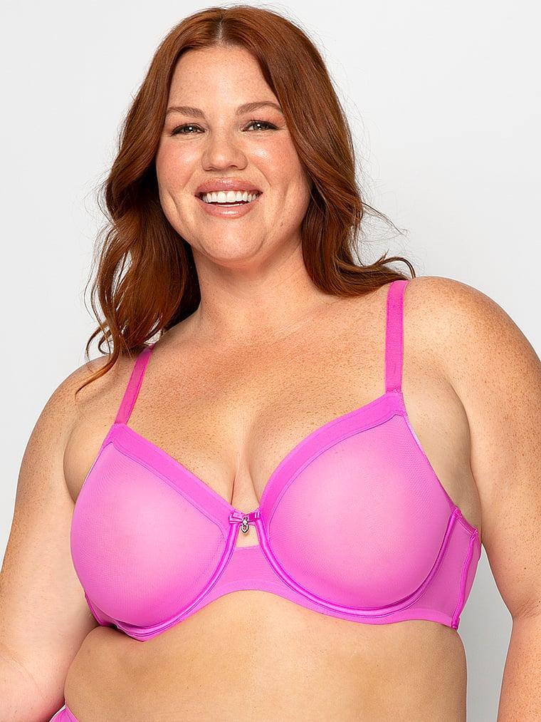 Sheer Mesh Unlined Bra Product Image