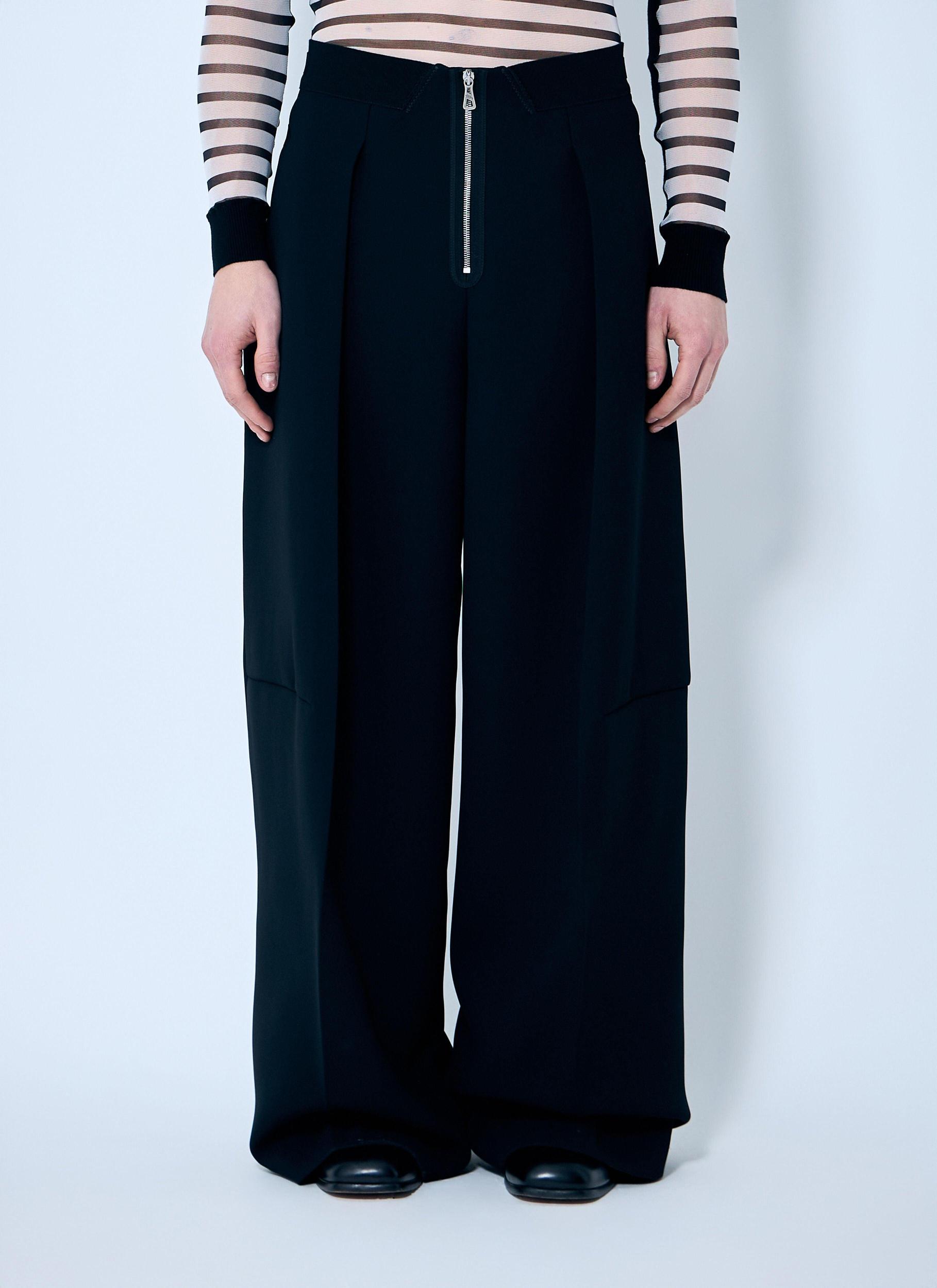 JEAN PAUL GAULTIER Crepe Bonded Pants In Black Product Image