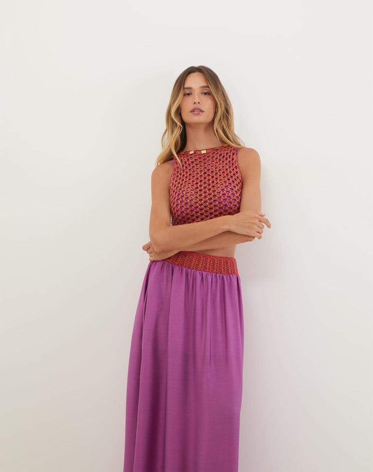 Mika Skirt - Berry Burst Product Image
