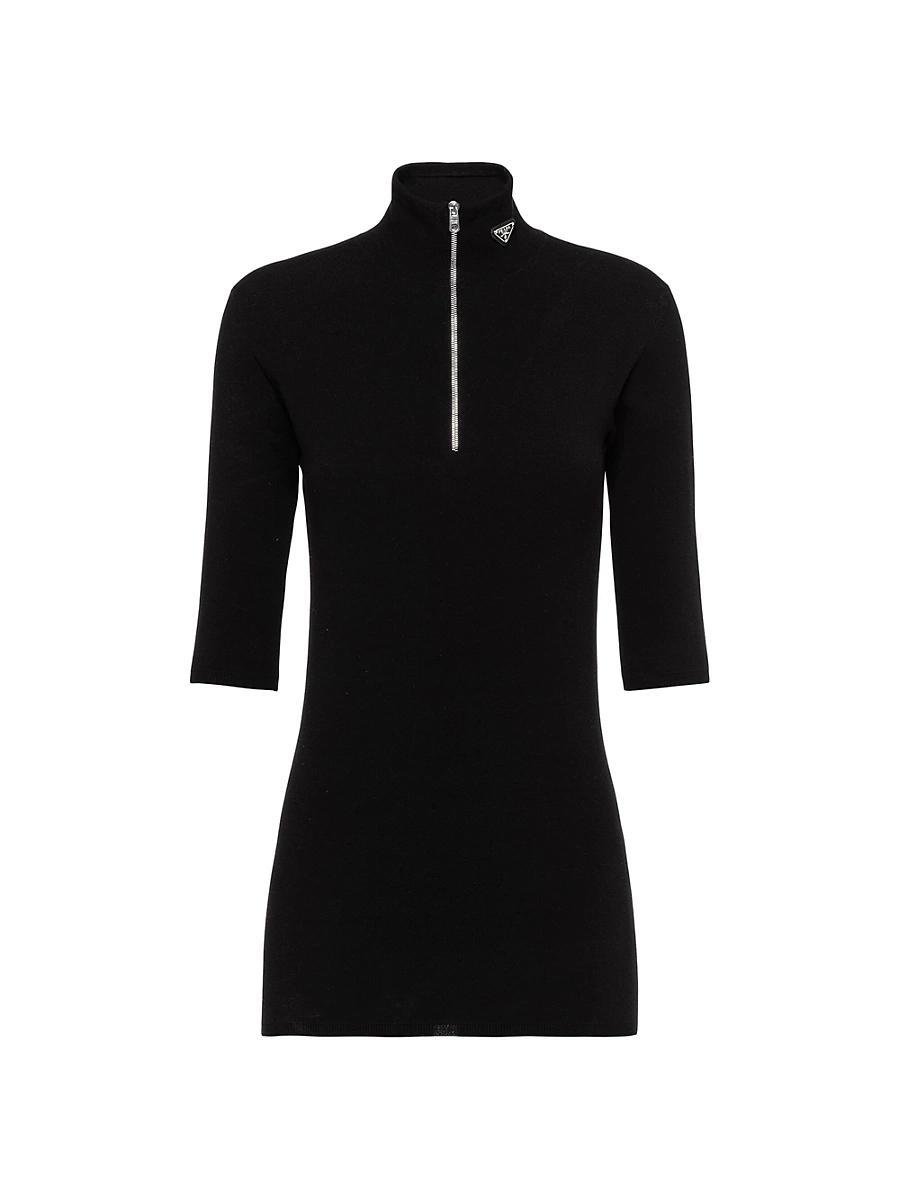 Womens Wool And Viscose Turtleneck Sweater Product Image