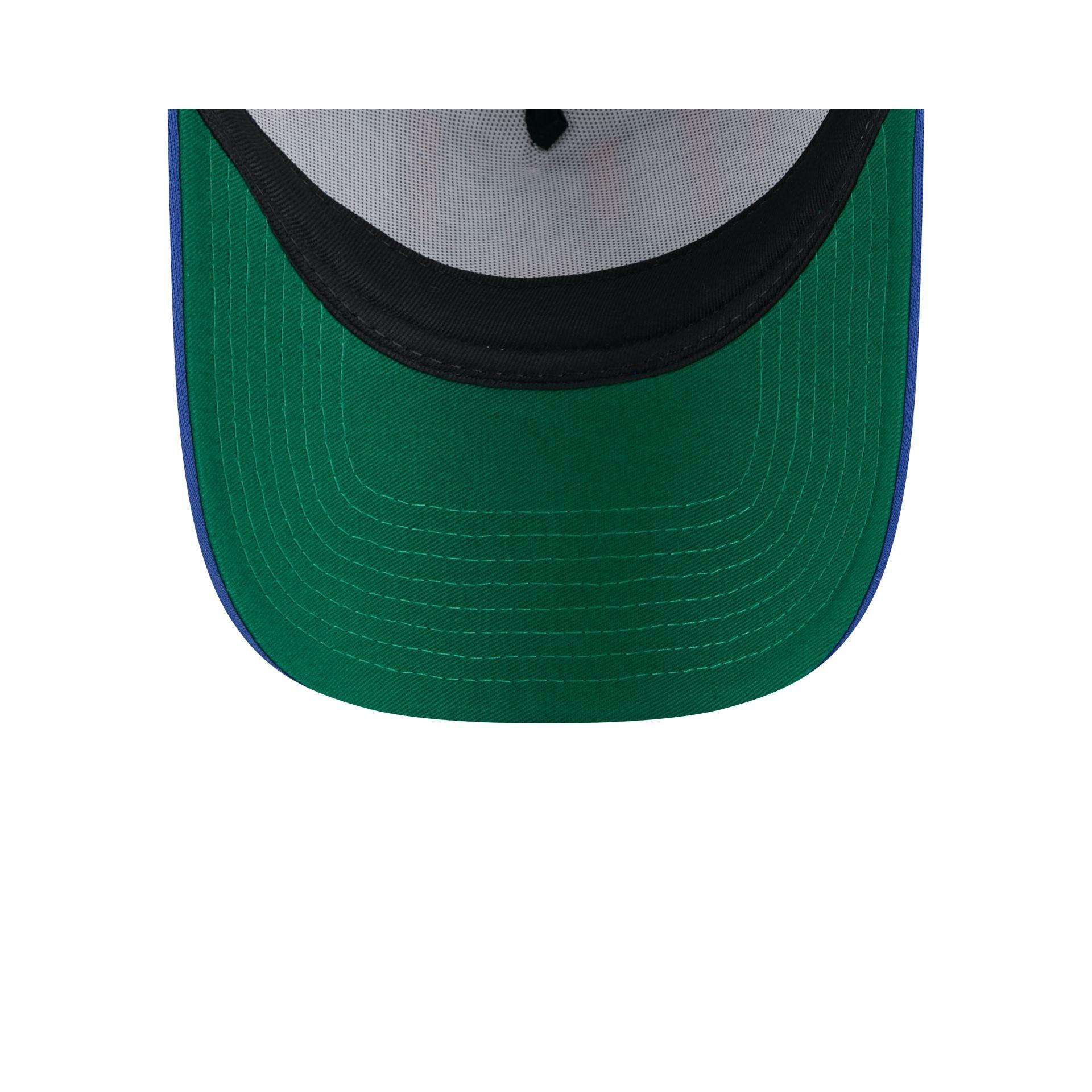 New York Mets Distressed 9FORTY A-Frame Trucker Hat Male Product Image