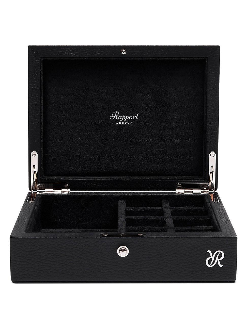 Mens Tuxedo Leather Cufflink Box Product Image