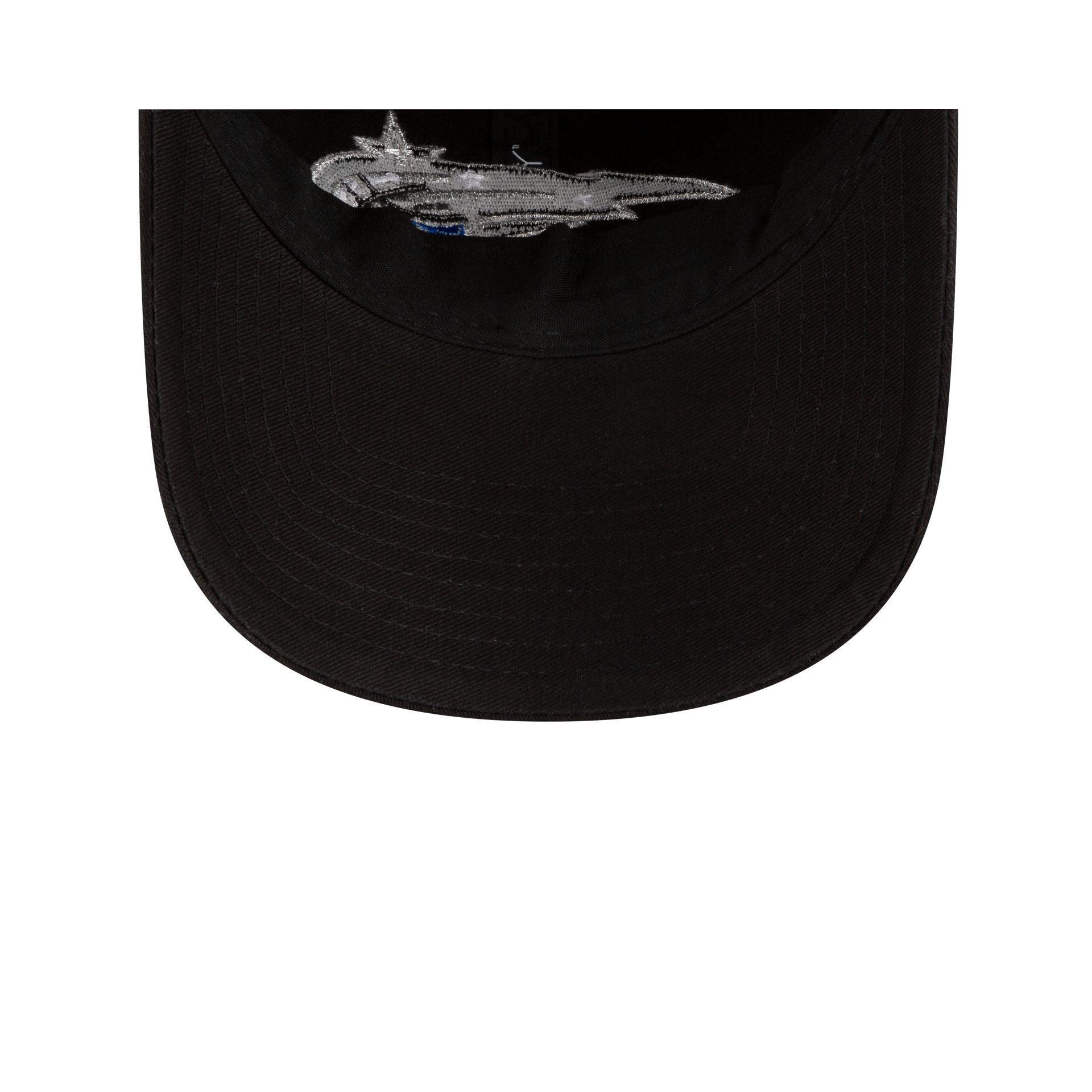 Toronto Raptors Classic Edition Black 9TWENTY Adjustable Hat Male Product Image