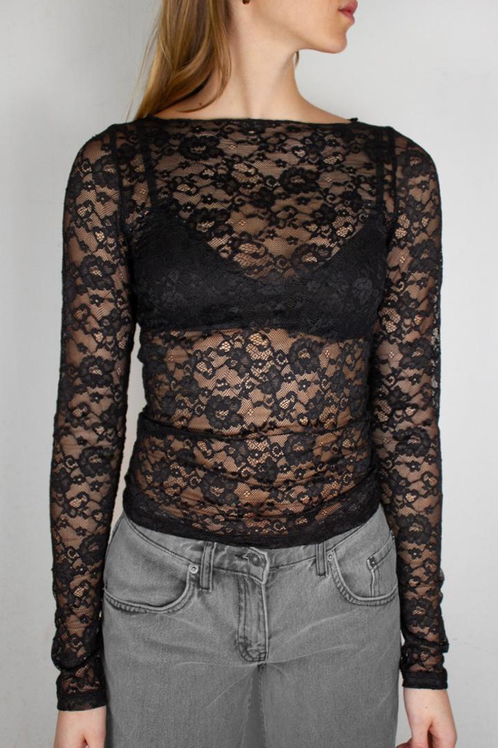 Lace T-shirt Product Image
