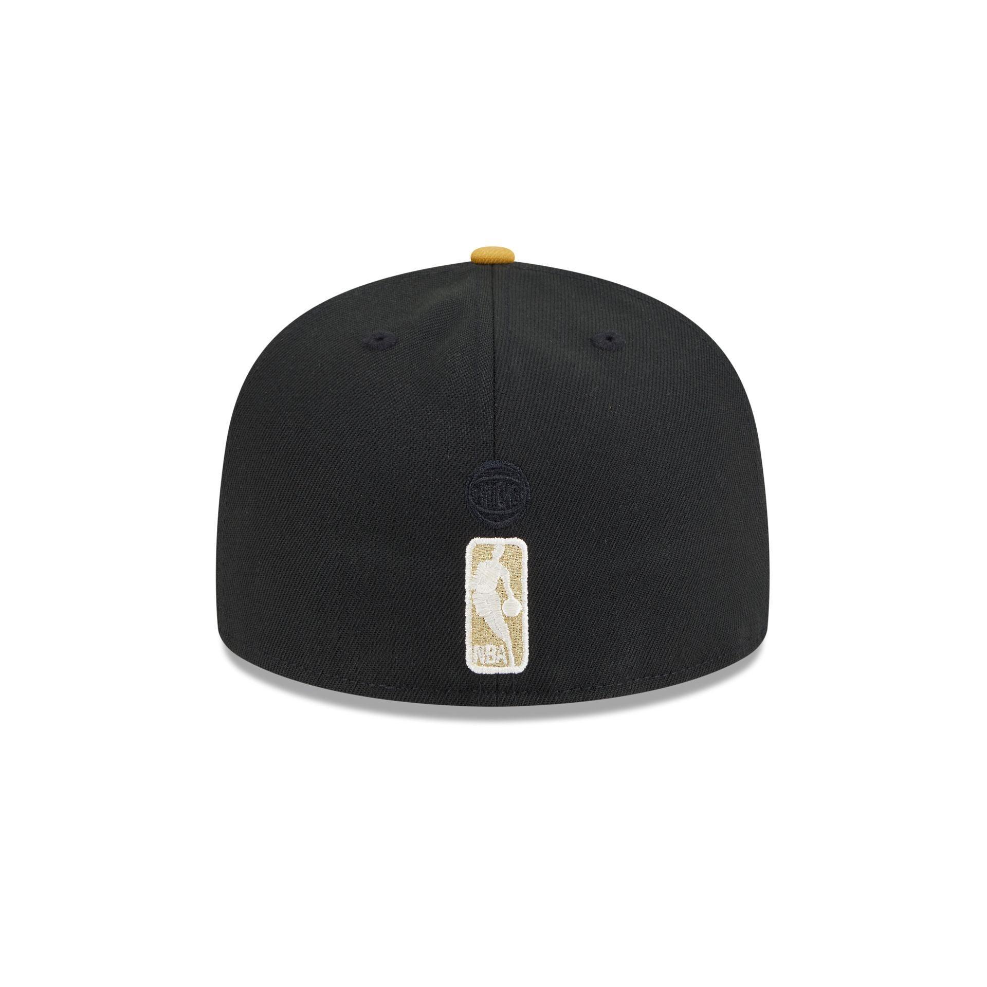 Boston Celtics Metallic Gold Logo 59FIFTY Fitted Hat Male Product Image