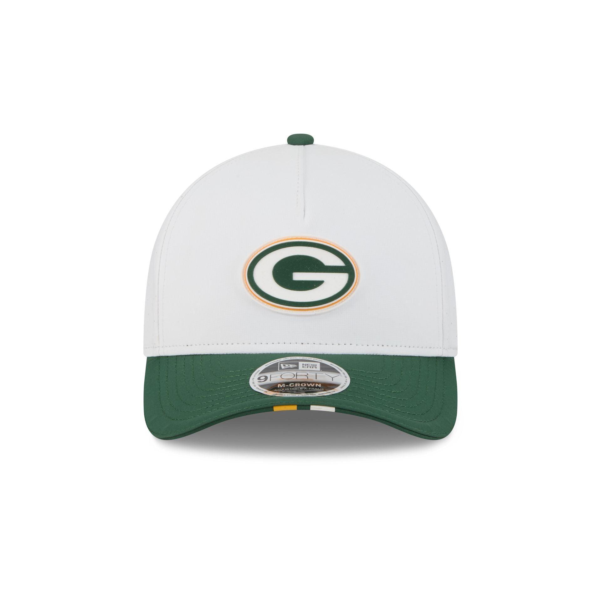 Green Bay Packers 2025 Training 9FORTY M-Crown A-Frame Snapback Hat Male Product Image