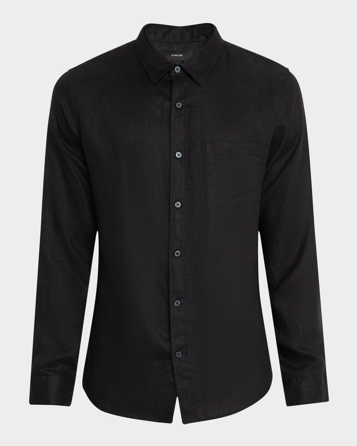 Mens Linen Sport Shirt Product Image