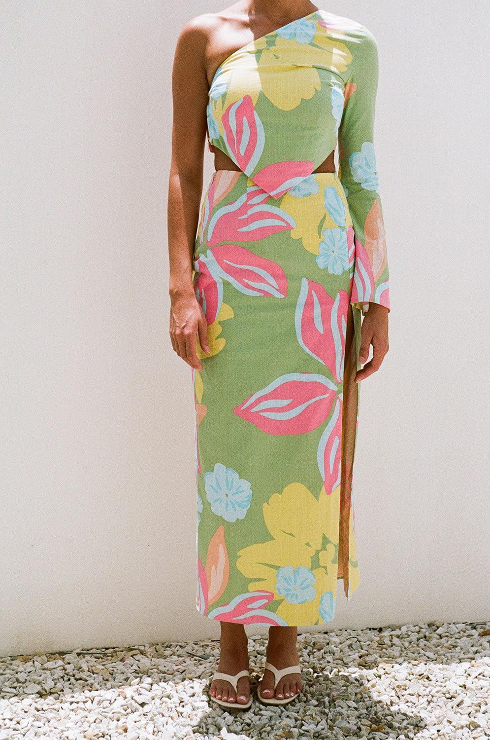 Kelcie Top - Calypso Scarf Product Image