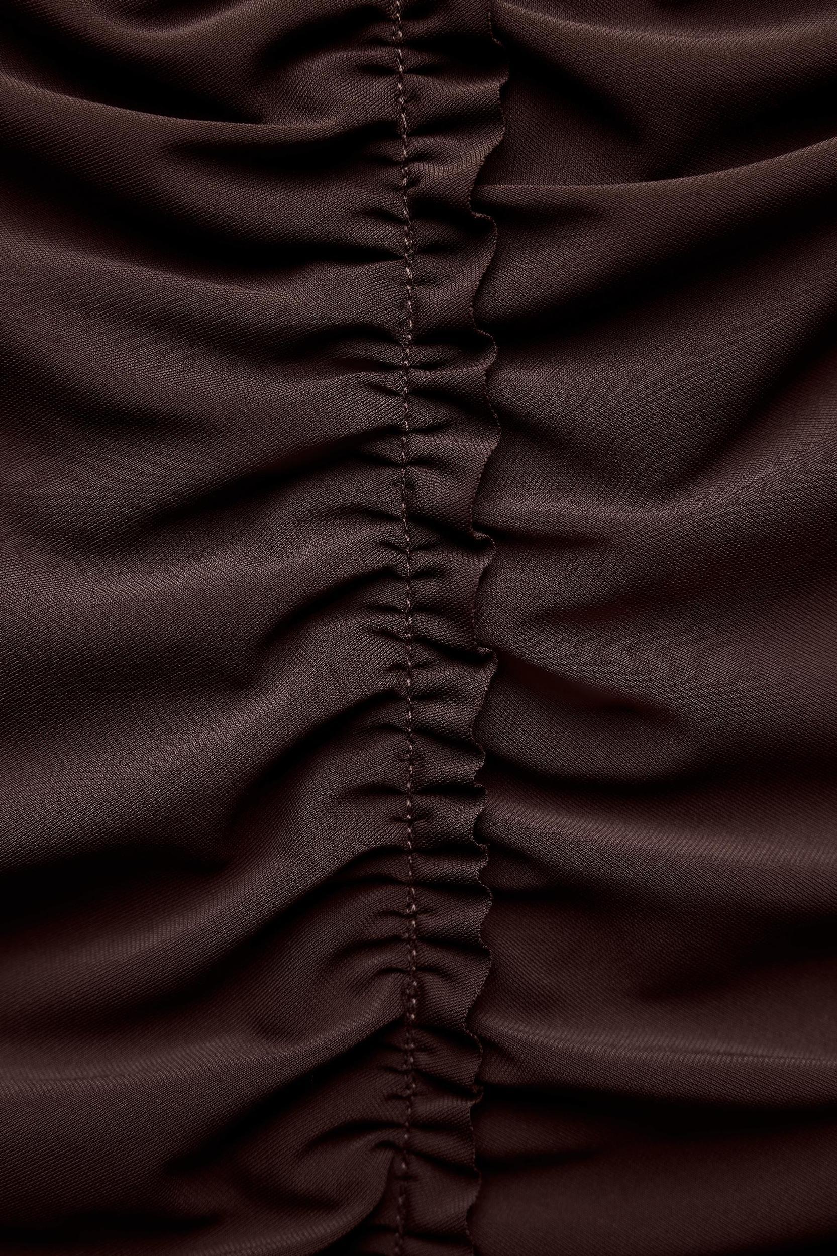 CENTRAL RUFFLED MIDI DRESS Product Image