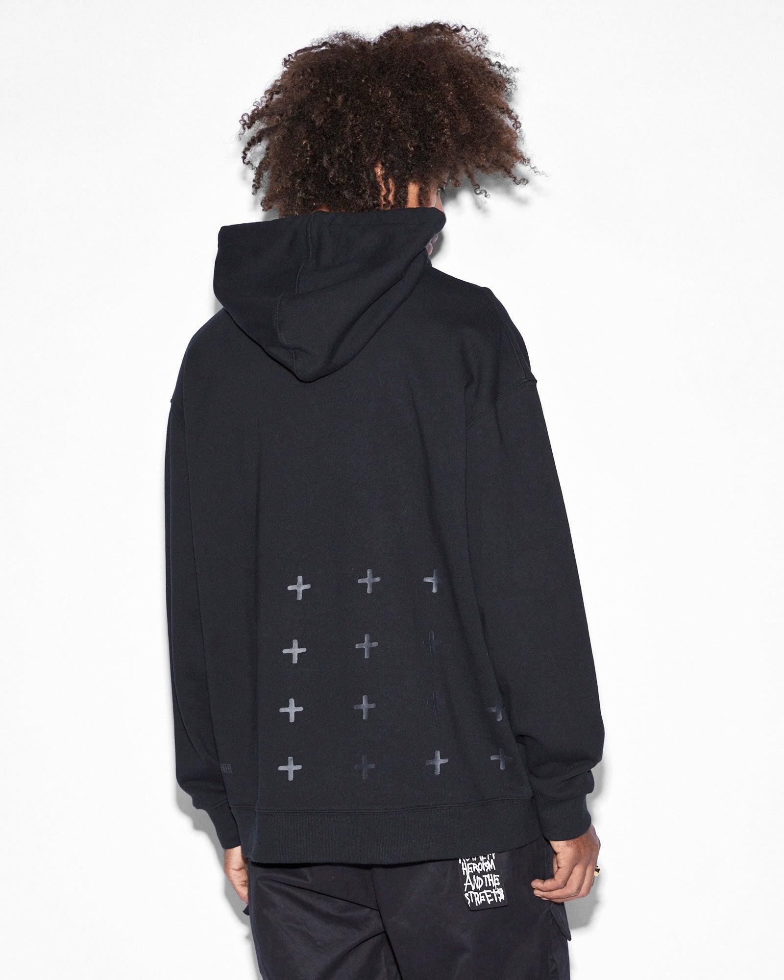 STEALTH BIGGIE HOODIE JET BLACK Male Product Image