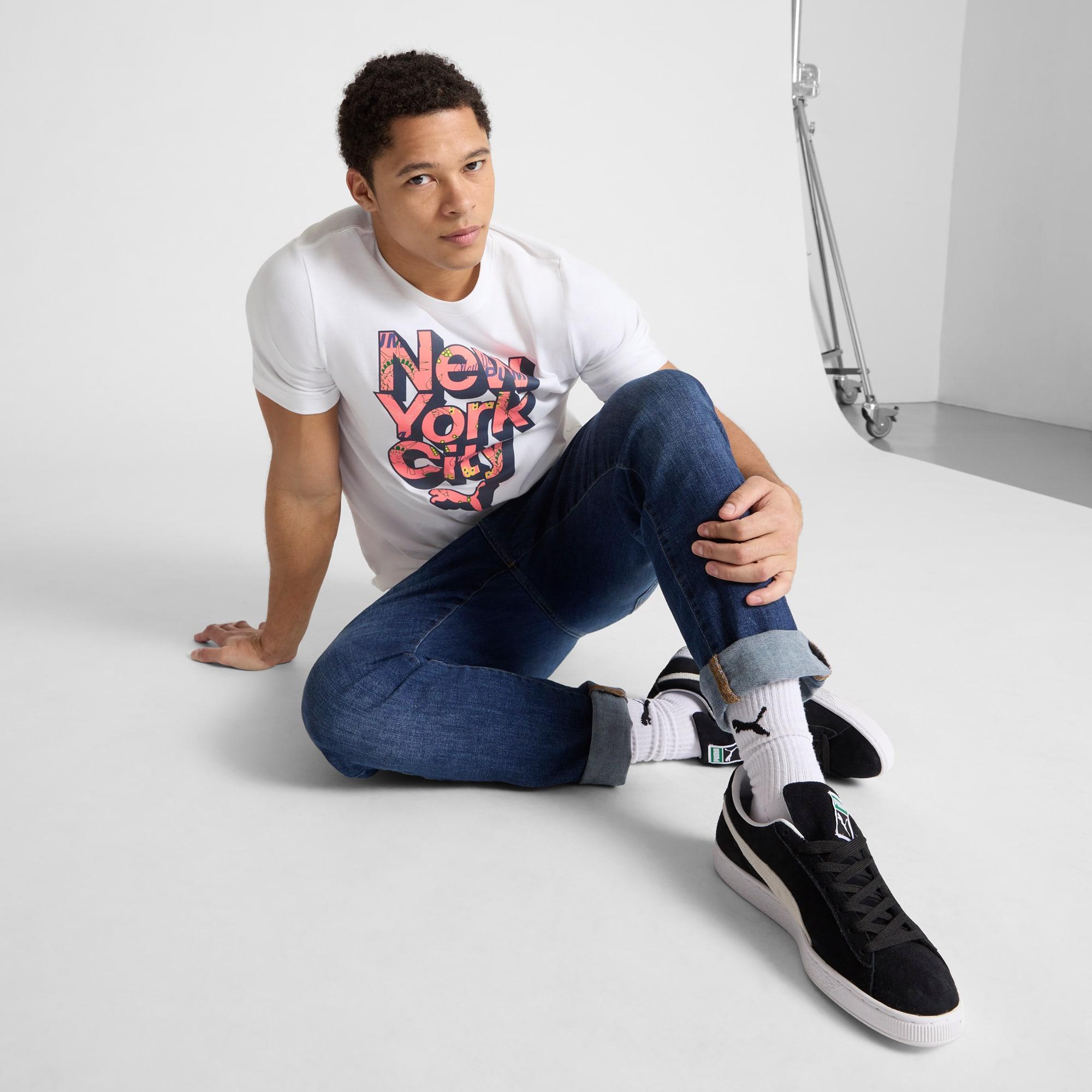 PUMA NYC Flagship Graphic Mens T-Shirt Product Image