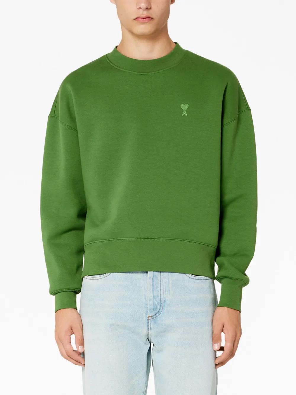 chest embroidered-logo sweatshirt Product Image
