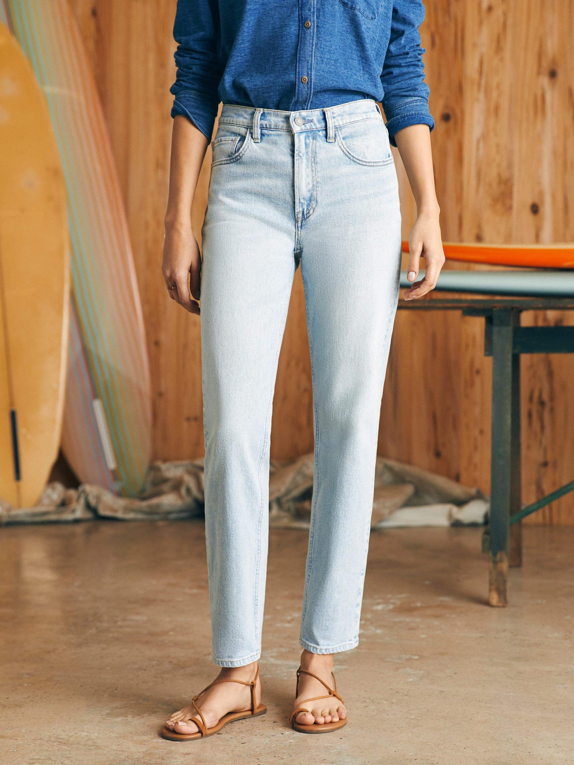 Organic Cotton Slim Straight Denim - Cloudbreak Wash Female Product Image