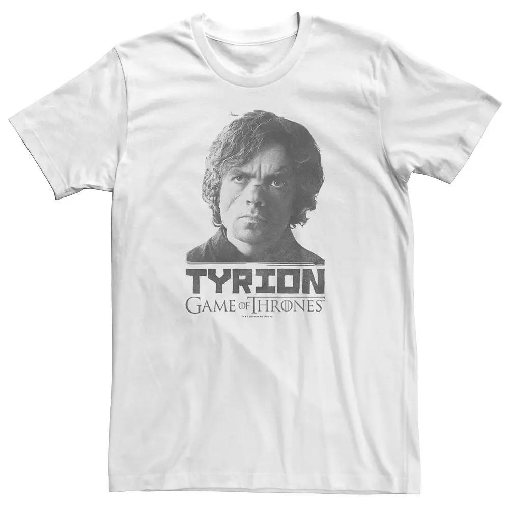 Big & Tall Game Of Thrones Tyrion Lannister Big Face Tee, Men's, Size: 5XL, White Product Image