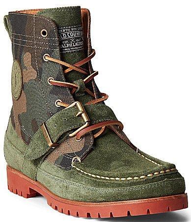 Polo Ralph Lauren Ranger Boot (Army/Camo) Men's Shoes Product Image