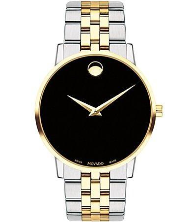 Movado Museum Classic Two-Tone Diamond-Index Watch, 40mm Product Image