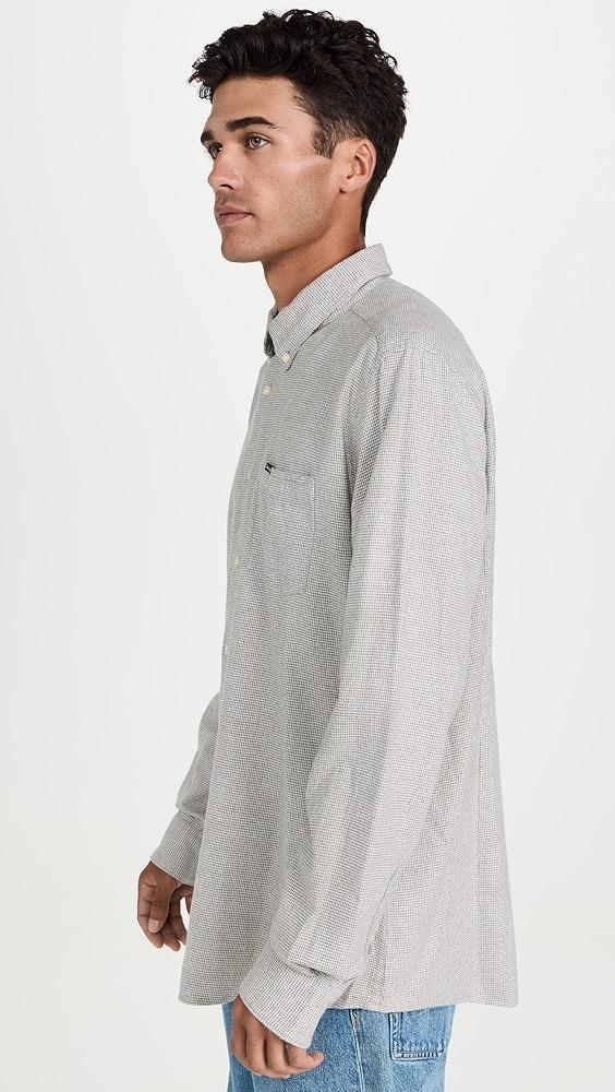 Barbour Barbour Turner Tailored Houndstooth Shirt | Shopbop Product Image