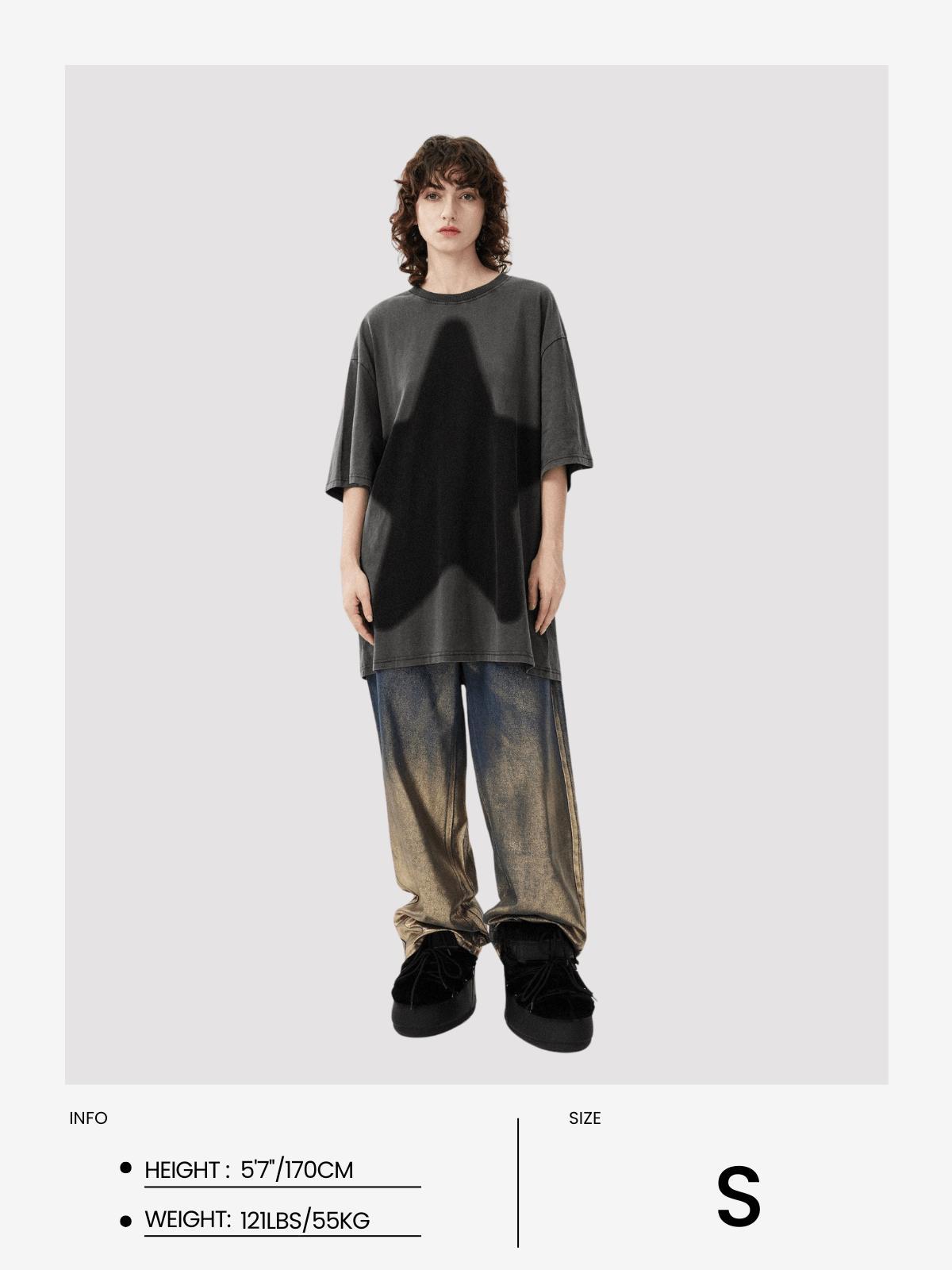 Aelfric Eden Star Print Washed Tee Product Image