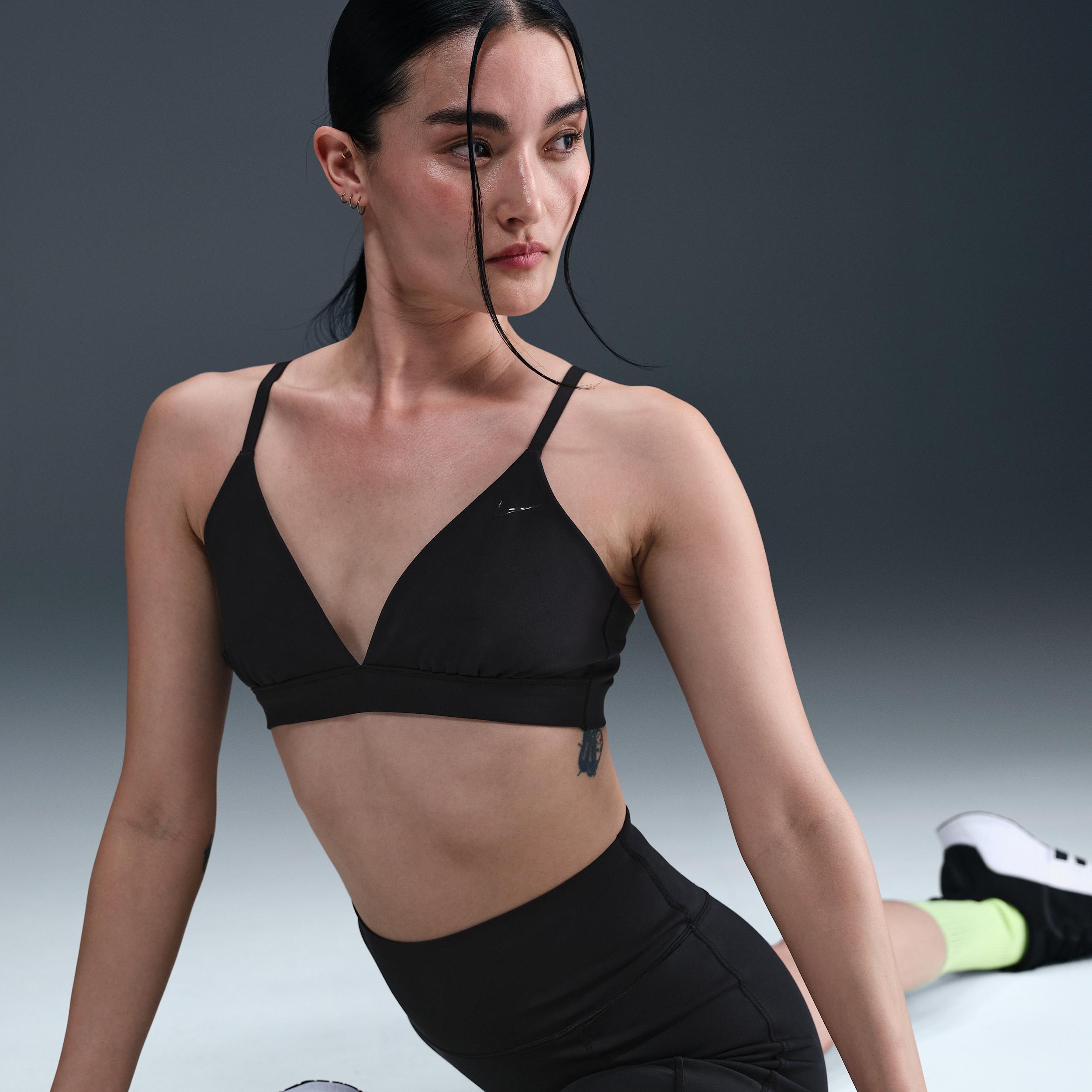 Nike Women's Form Light-Support Non-Padded Triangle Sports Bra Product Image