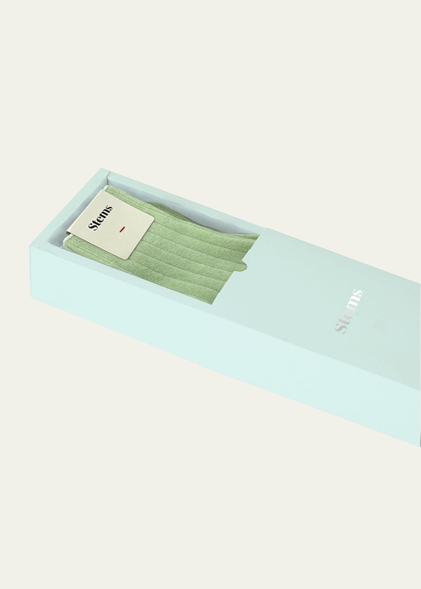 Ribbed Lux Cashmere Socks Product Image