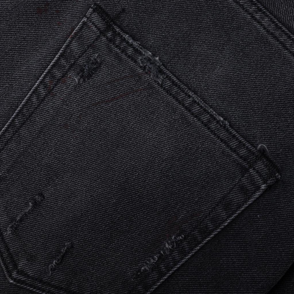 Baggy Moto Pant - Washed Black Male Product Image