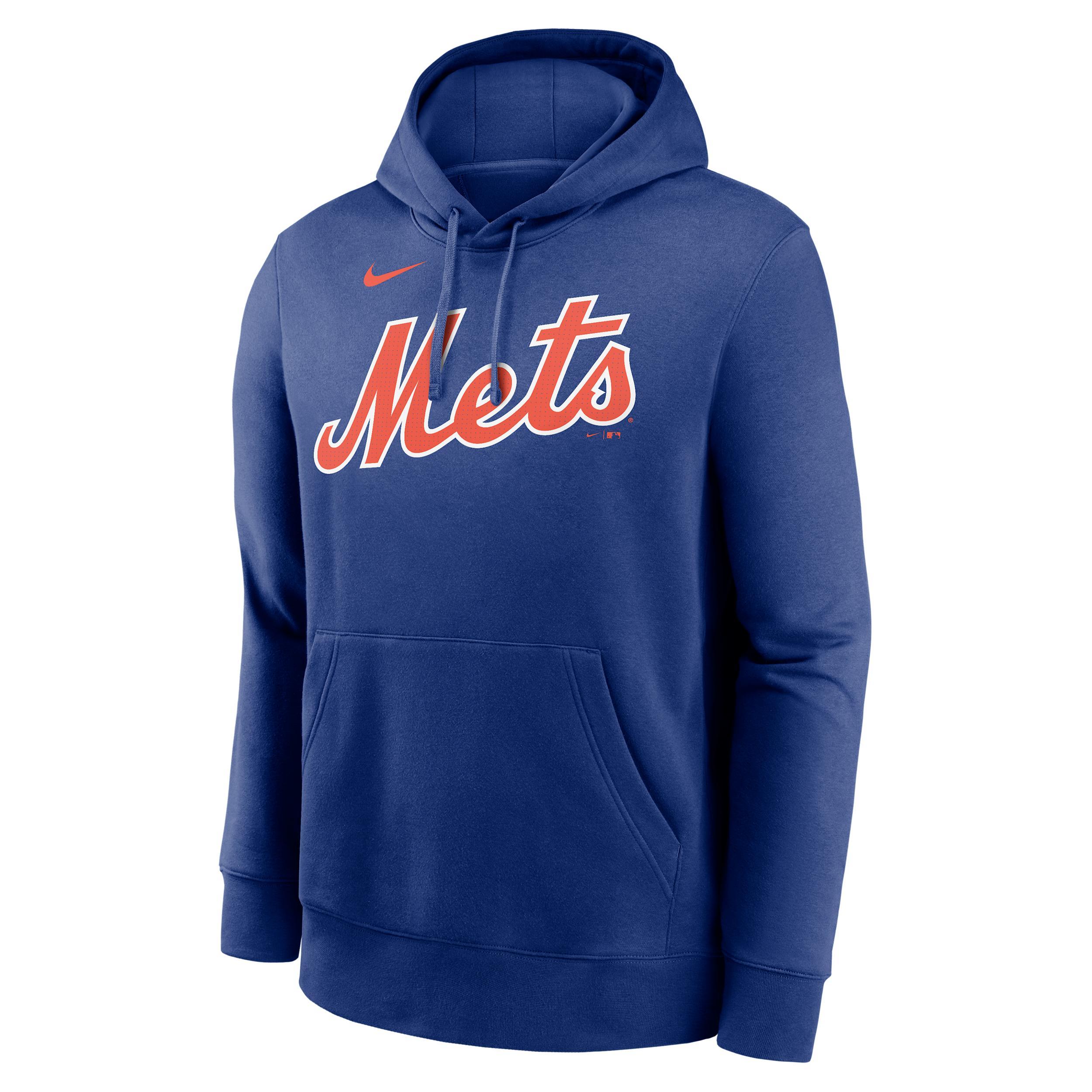 Francisco Lindor New York Mets Club Men's Nike MLB Pullover Hoodie Product Image