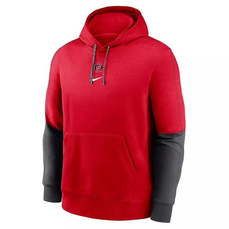 Mens Nike Anthracite/Navy Penn State Nittany Lions 2024 Sideline Club Pullover Hoodie Product Image