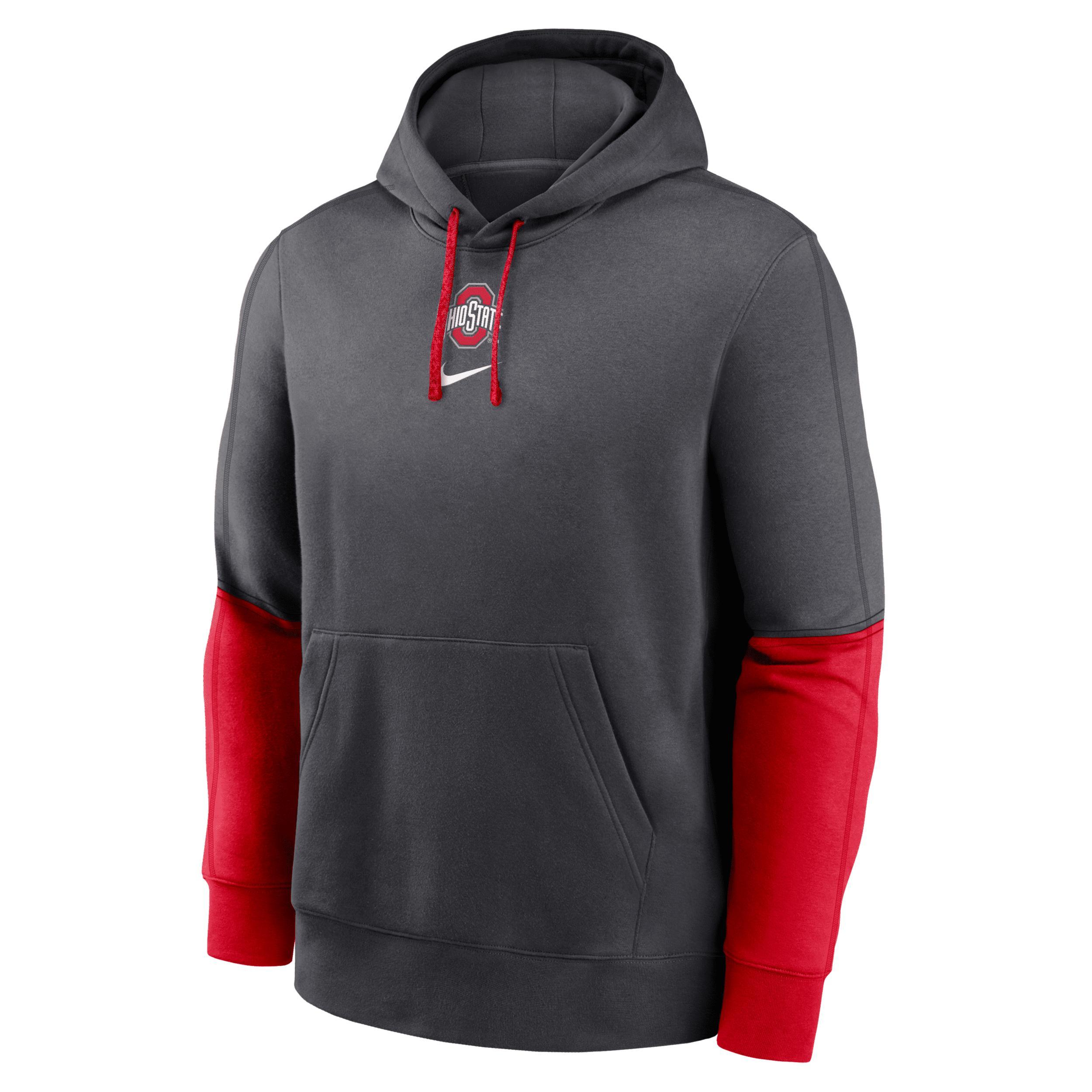 Men's Nike Black/Royal Duke Blue Devils 2024 Sideline Club Pullover Hoodie, Size: 2XL Product Image
