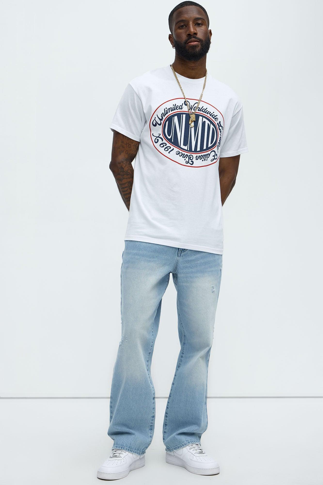 Unlimited Worldwide Short Sleeve Tee - White Product Image
