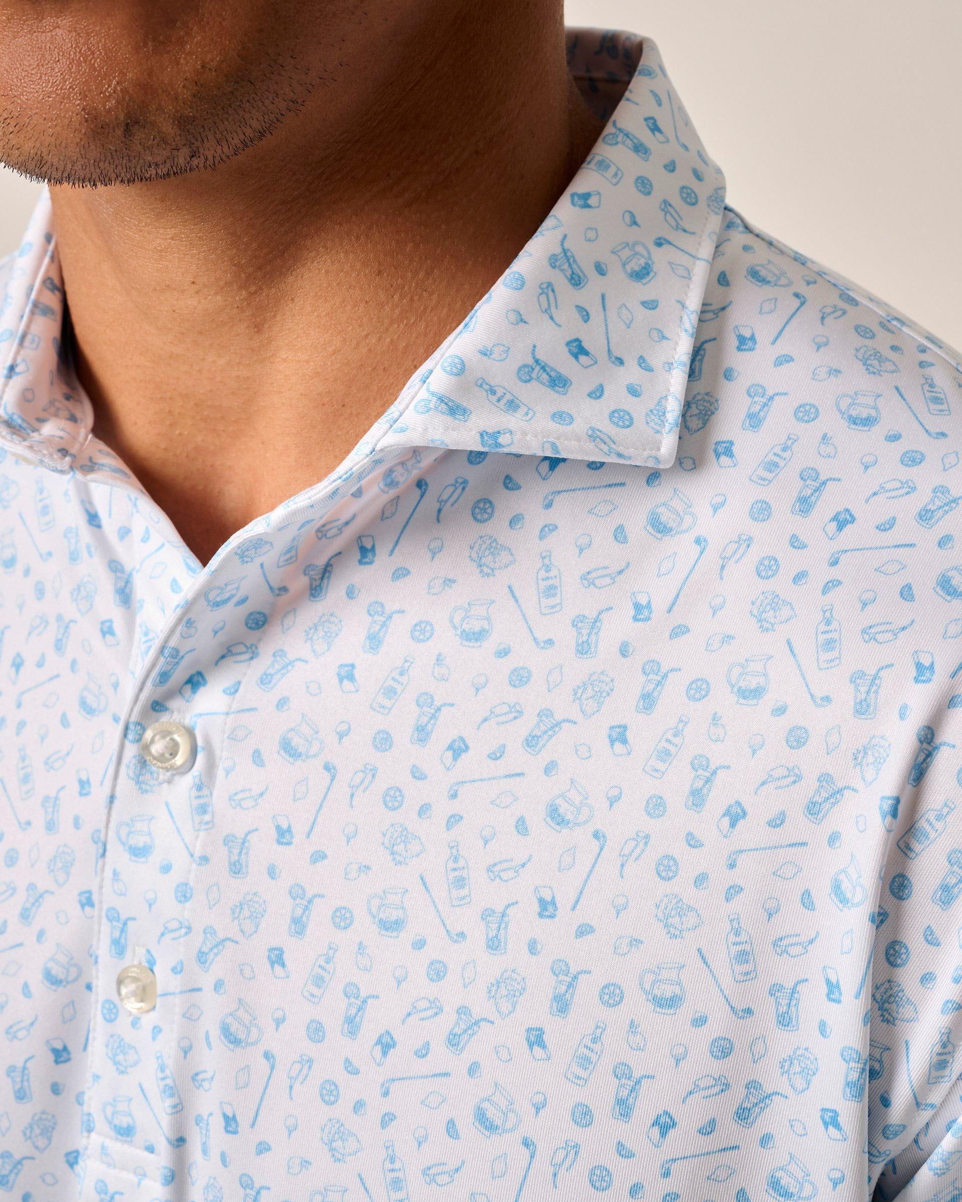 Performance Jersey Polo - Juice Print Male Product Image