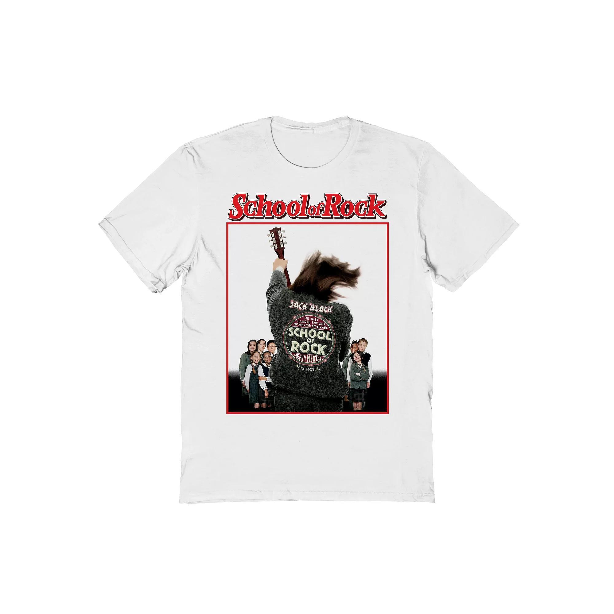 Men's School of Rock Graphic Tee, Size: Medium, White Product Image