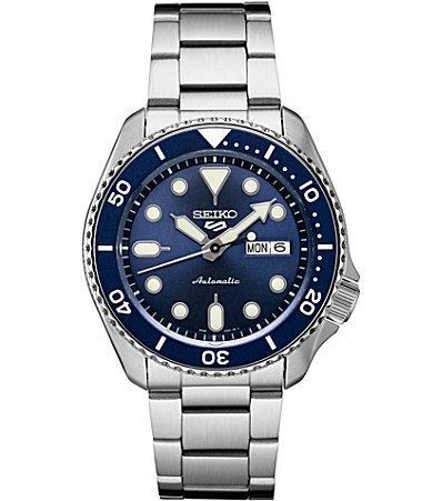 Seiko Mens Seiko 5 Sports Automatic Black Silicone Strap Watch Product Image
