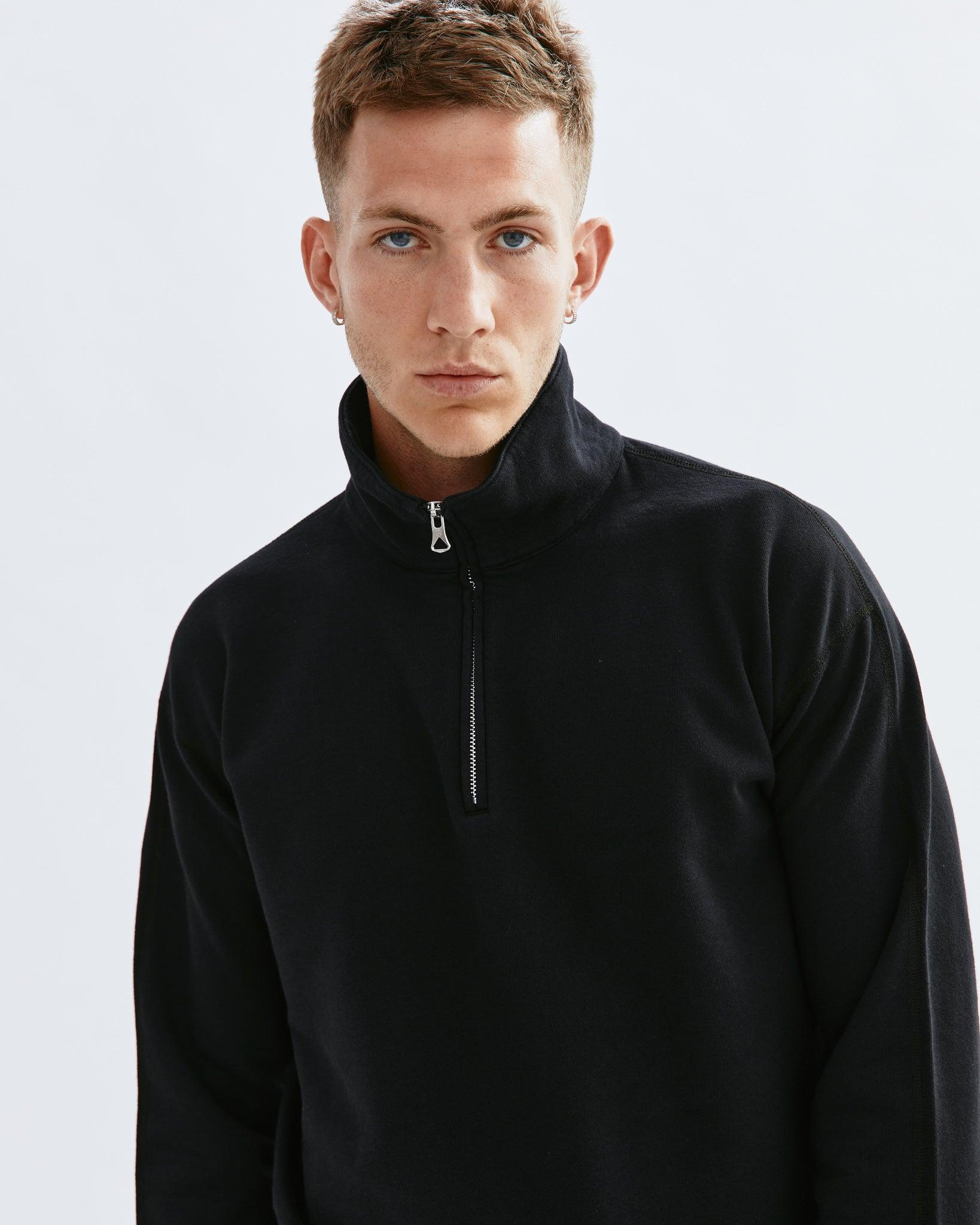 Lightweight Terry Quarter Zip - Vault Male Product Image