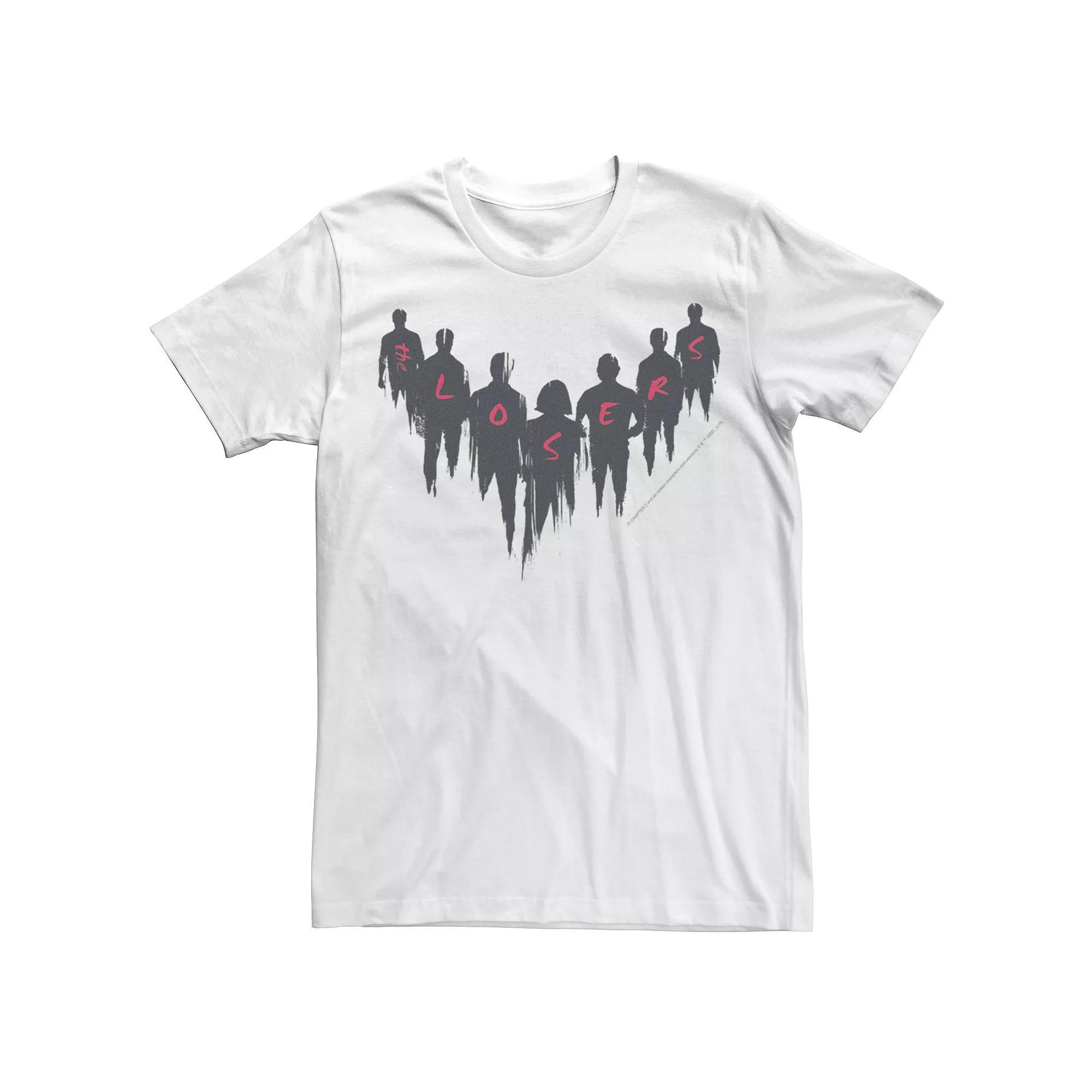Men's IT Chapter 2 Losers Character Silhouette Tee, Size: 3XL, White Product Image