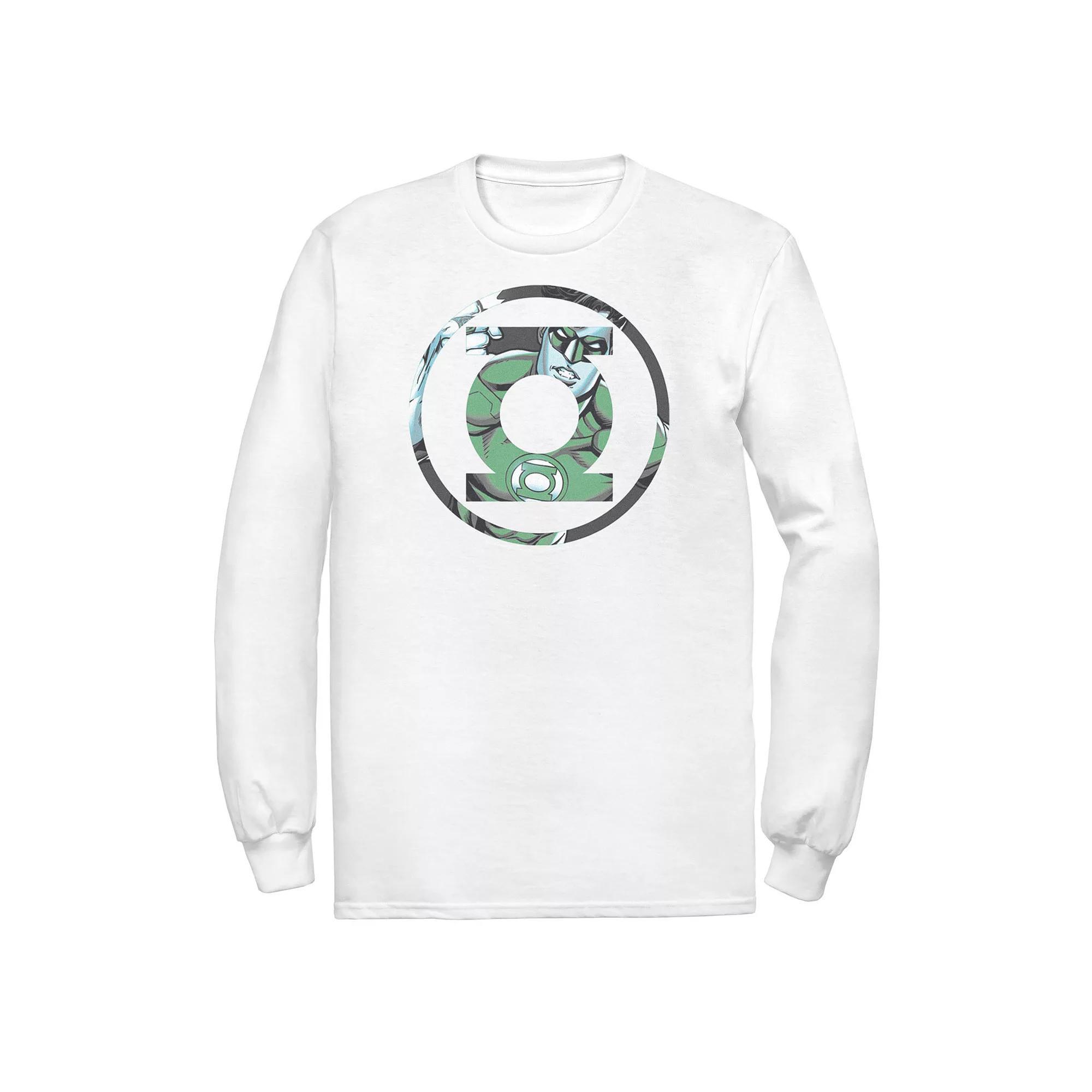 Mens DC Comics Green Lantern Face Logo Tee Product Image