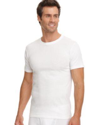 Men's Jockey® Classic 3-pack +1 Bonus StayCool+ Crewneck Tees, Size: Large, All White Product Image