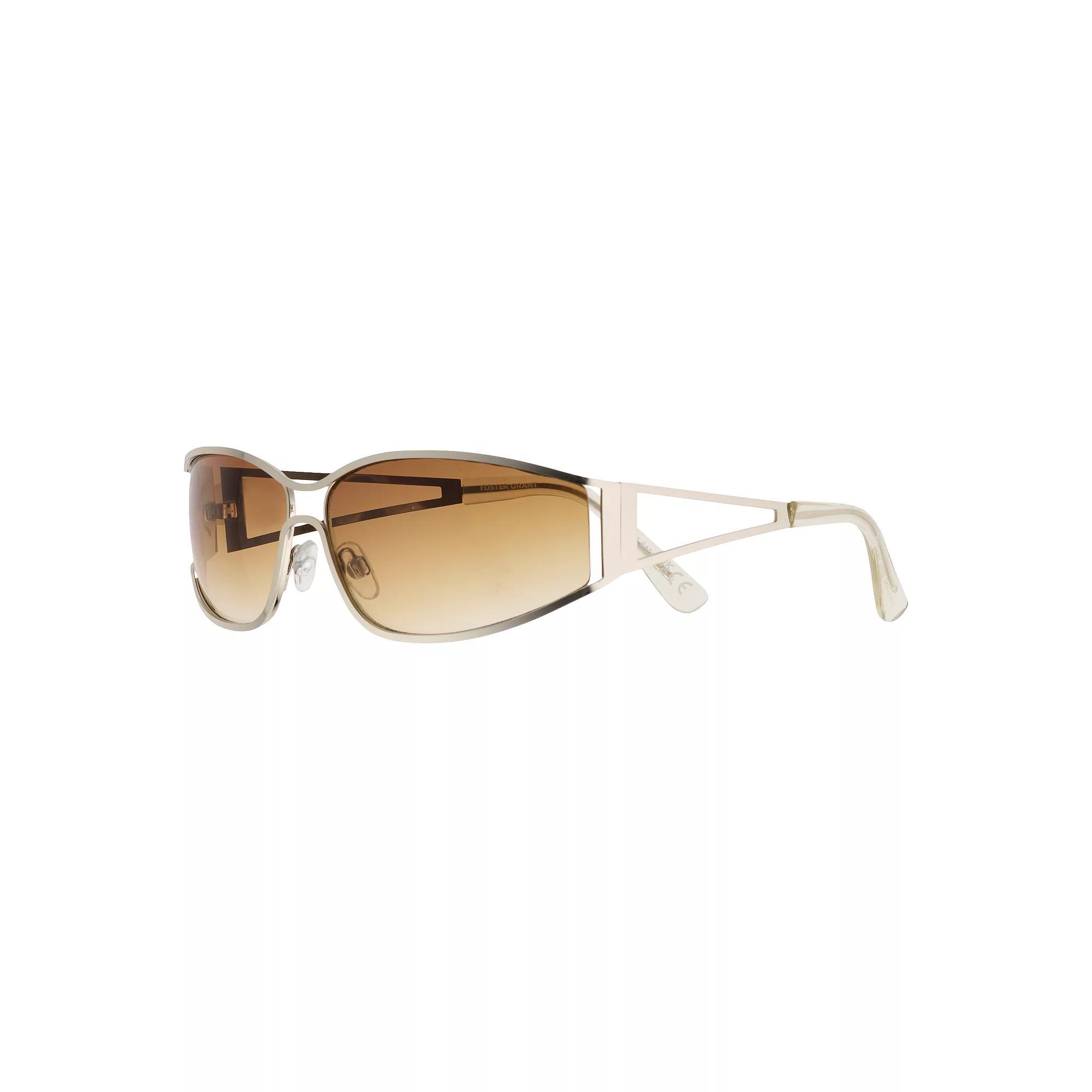 Womens Cali Blue Plastic Wrap Sunglasses Product Image