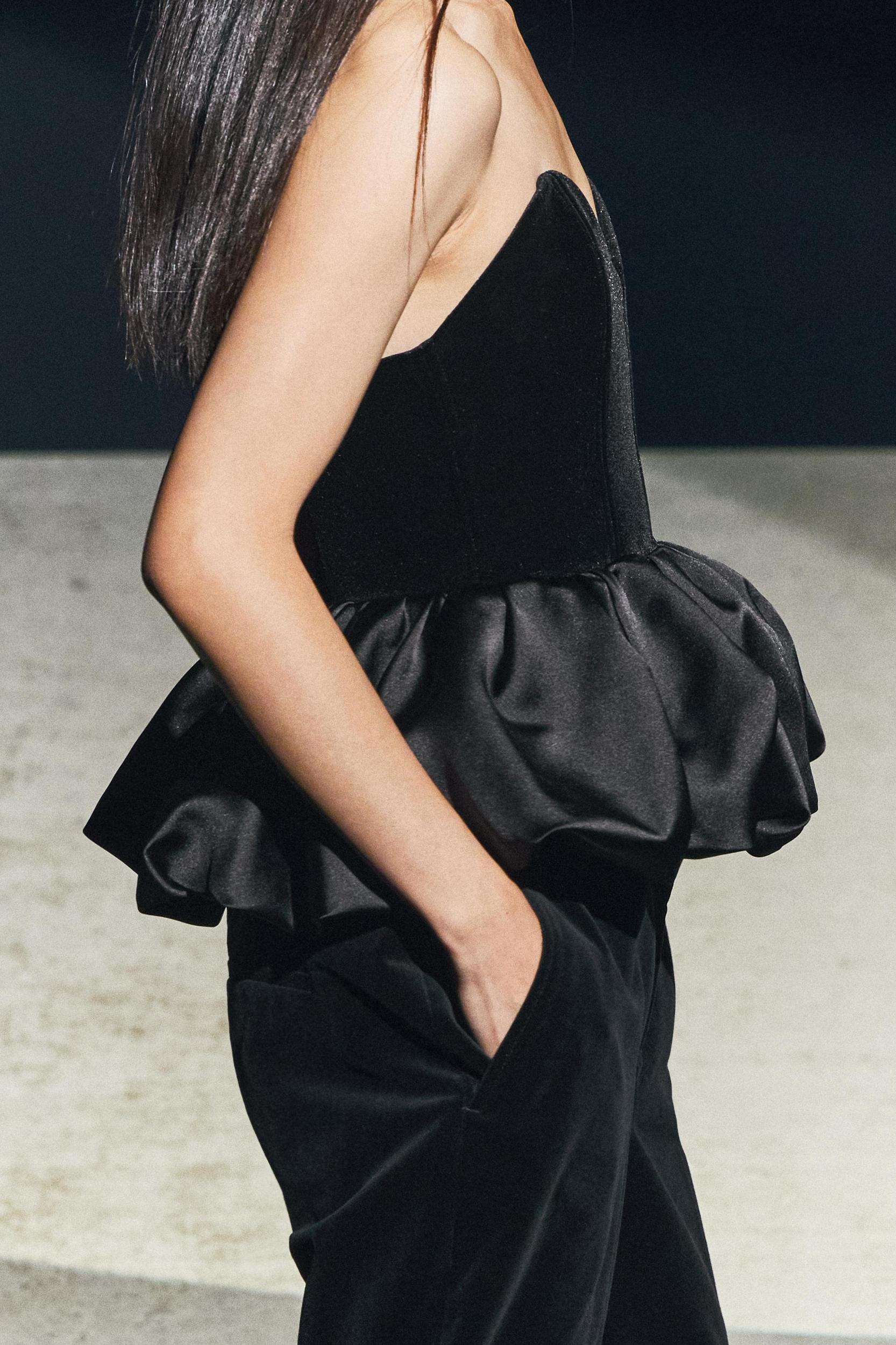 VELVET TOP ZW COLLECTION Product Image