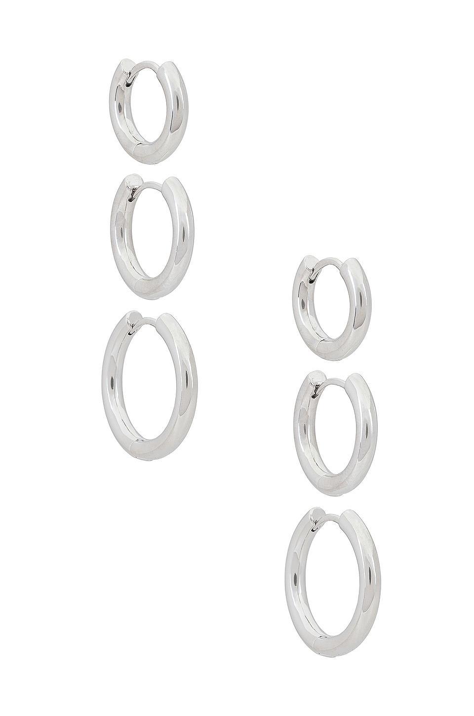 Triples Hoop Set SHASHI Product Image