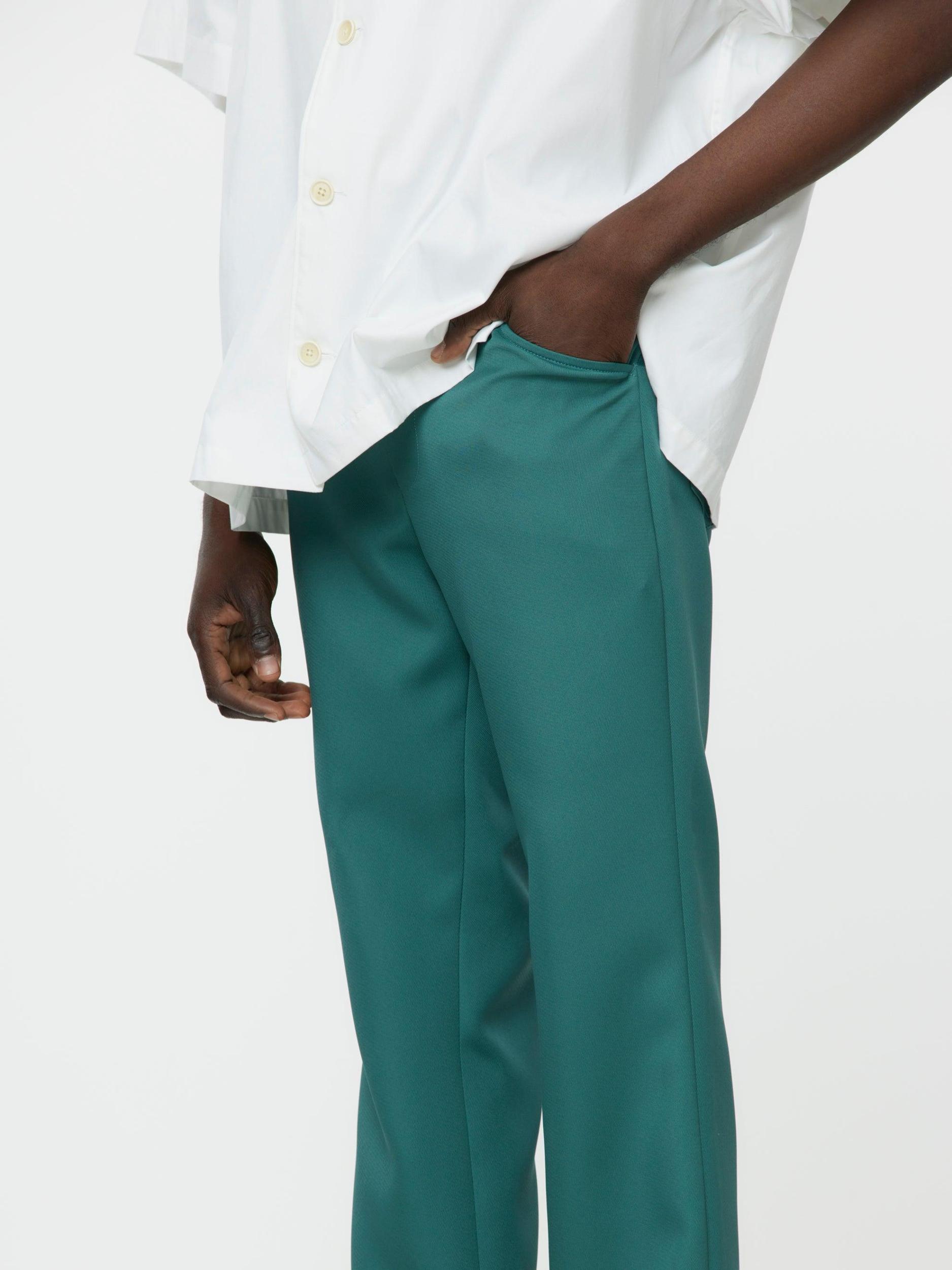 Flared Trouser (Dull Green) Product Image