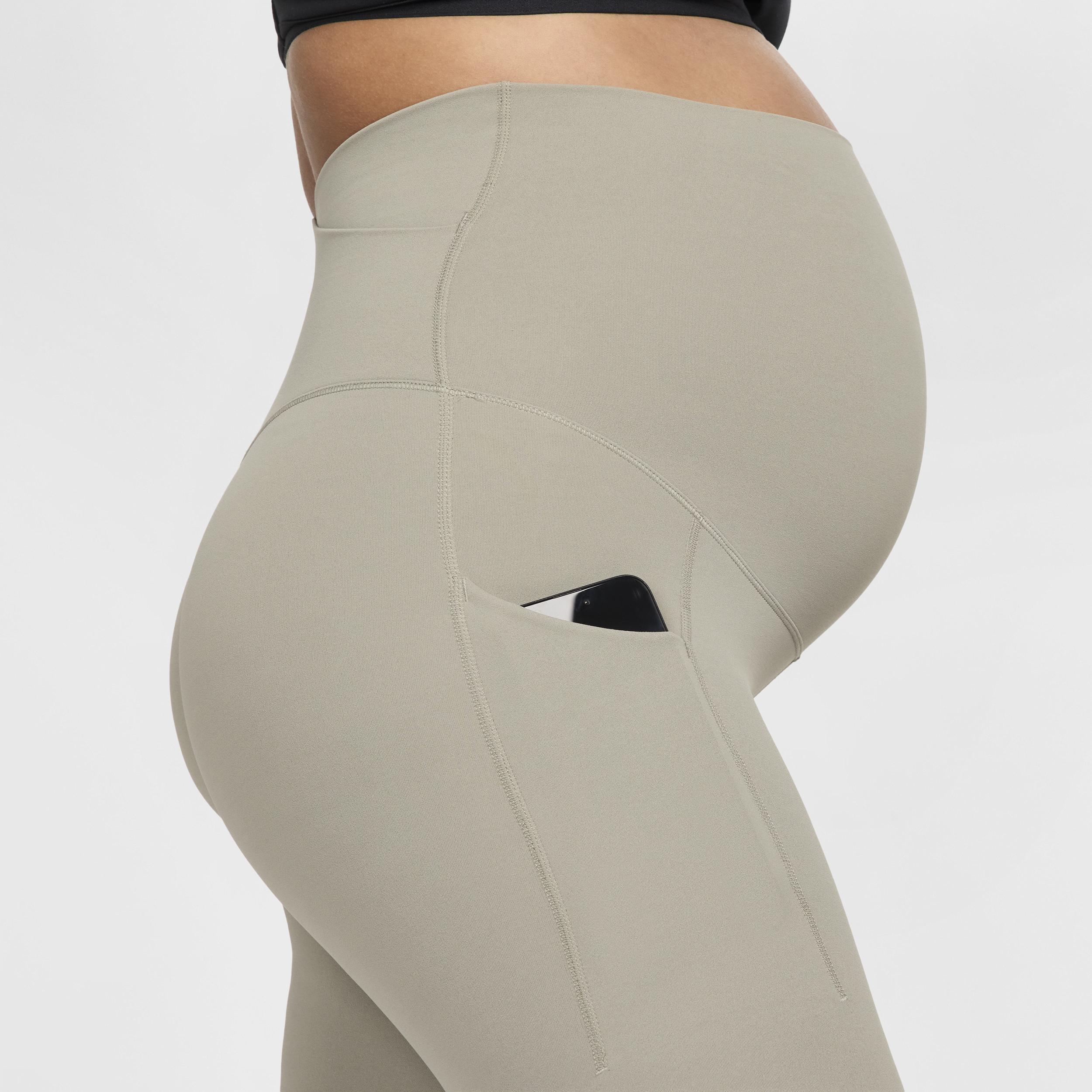 Nike Womens Zenvy (M) Gentle-Support High-Waisted 7/8 Leggings with Pockets (Maternity) Product Image