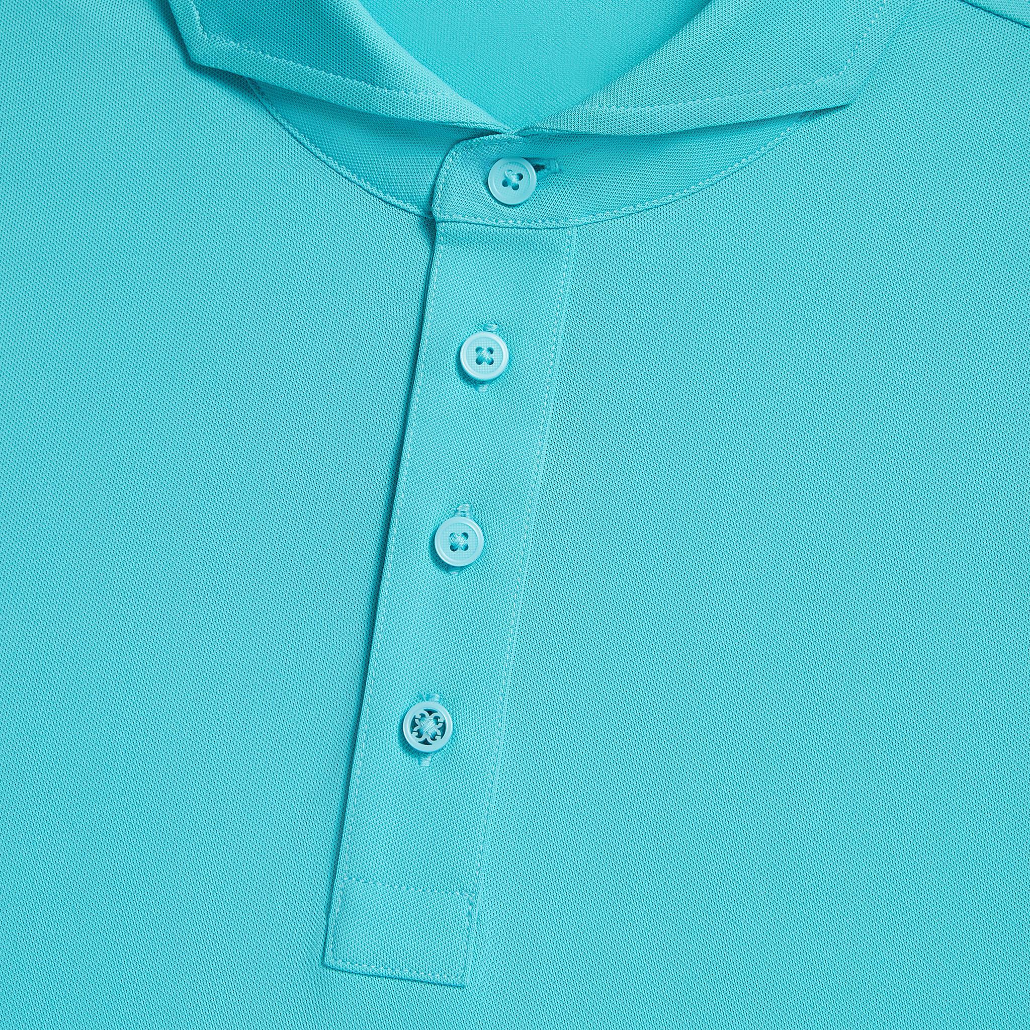 RIB GUSSET TECH PIQUÉ MODERN SPREAD COLLAR POLO Product Image