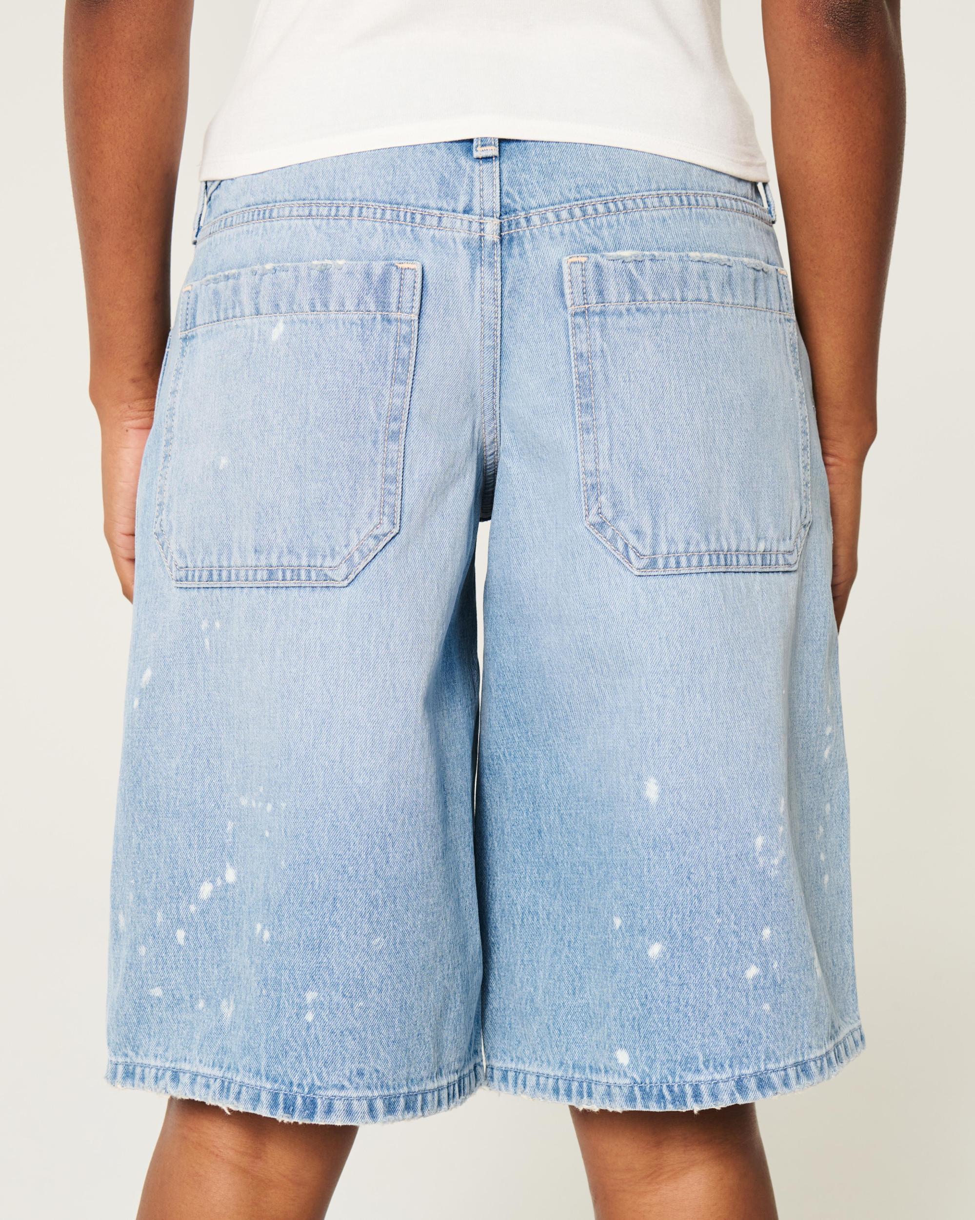 Low-Rise Camo Super Baggy Jort Product Image